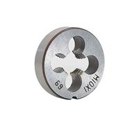 HSS 10mm X 1 Metric Right Hand Round Die, Machine Thread Die M10 X 1mm Pitch for Mold Machining, Alloy Steel, It Can Process Steel, Cast Iron, Copper And Aluminum.