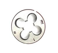 HSS 1PCS Metric Thread Right Left Round Die M8 M9 M10 M11 X1.5 X1.25 X1 X0.75 X0.5 Screw Threading Dies(M10X0.5)