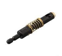 HSS Brass Self Centering Drill Bit with Spring Loaded Guide for Accurate Reaming in Woodworking Hinges and Hardware, Prevents Bit Movement and Sawdust Accumulation (5MM)