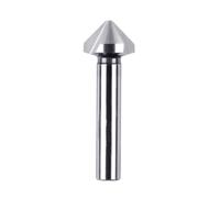 HSS Chamfer Cutter High Hardness Steel Material End Mill Cutters 90 Degree, 3 Teeth Countersink Drill Bit for CNC 1pc(31x71mm)
