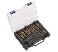 HSS Cobalt Fully Ground Drill Bit Assortment 170pc Ø1-10mm - Sealey DBS170CB New