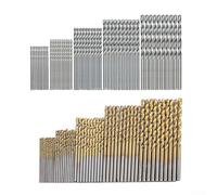 HSS Drill Bits Set 100 Pieces for Effective Use in Wood, For Metal, and More (C)