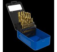 Sealey Drill Bit Set 25 Piece AK4725 25pc HSS Fully Ground Drill Bit S
