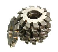 HSS Gear Mill Cutters 8PCS M0.4/M0.5/M0.6/M0.7/M0.8/M1/M1.25/M1.5/M2/M3/M4 Modulus PA20 Degrees NO.1-NO.8 Cutting Tools(M2.75 8PCS NO.1-NO.8)