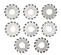 HSS Gear Milling Cutter 8Pcs Set 1 5 Module 20 Degree Gear Cutting Tool