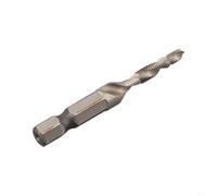 HSS Hex Shank Thread Tap for m3 Spiral for flute for Metal HSS(M3) | Fast chamfering start, smooth operation, size, works on wood plastic aluminum, silver finish