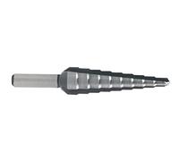 HSS High Speed Step Drill Bit - 3 Output Channels, Designed to Drill Steel, Metal and Plastics with Precision.