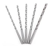 HSS Long Twist Drill Bit Set 5 Pcs 2-5mm 150mm for Wood Metal | High Speed Steel, Plastic Compatible, Straight Shank, Woodwork Use, Twist Flute Design