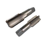 HSS Metric Taper and Tap Set for m24 x 1.5mm Pitch Right Hand Thread 92mm Length for Metalworking Drilling and Threading Tasks 2 Pack