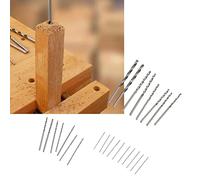 HSS Micro Twist Bits Set Straight Shank Sharp for Jewelry Watch PCB DIY Crafts Repair Work Compatible with Manual Power Tools