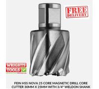 HSS Nova 30mmx25mm broach/mag drill fits standard mag drill