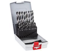 HSS-R METAL DRILL BIT SET - 19PC - BOSCH