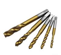 HSS Screw Tap 1Pcs Metric Spiral Thread Tap Drill for M3/M5/M6/M8, High Speed Steel Hand Tap for DIY Projects (M5)