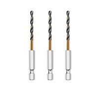 HSS Screw Taps, 3/7/13 Pcs Hex Shank Cobalt Twist Drill Bits(3pcs 3.0mm)