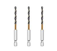 HSS Screw Taps, 3/7/13 Pcs Hex Shank Cobalt Twist Drill Bits(3pcs 3.2mm)