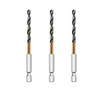 HSS Screw Taps, 3/7/13 Pcs Hex Shank Cobalt Twist Drill Bits(3pcs 3.5mm)