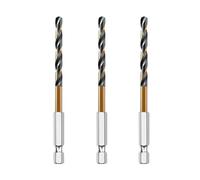 HSS Screw Taps, 3/7/13 Pcs Hex Shank Cobalt Twist Drill Bits(3pcs 4.0mm)