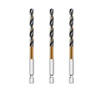 HSS Screw Taps, 3/7/13 Pcs Hex Shank Cobalt Twist Drill Bits(3pcs 4.8mm)