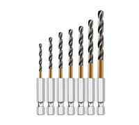 HSS Screw Taps, 3/7/13 Pcs Hex Shank Cobalt Twist Drill Bits(7pcs 1.5-4.0mm)