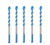 HSS Screw Taps, Pack Of 5 Or 10 pcs 6mm Tungsten Carbide Center Drill Bits(5PCS BLUE)