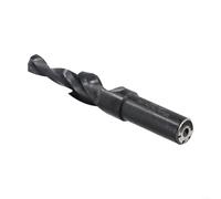 HSS Spiral Step Drill Bit for Metal/ 90/180 Degree Counterbore with Chamfer Function/Hex Shank Twist Drills for M3-M10 Steel Aluminum Copper Alloy/Black Finish/ 1 Piece(M8*180 Degree)