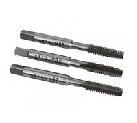 HSS Straight Flute Tap Set M6 x 1.0, 3 Piece