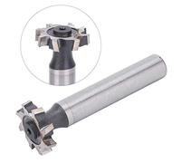 HSS T-Slot Cutter, Woodruff Key Cutter, HSS Straight Shank Woodworking Cutter, TSlot Milling Cutter Tools 4x19x10mm, Woodruff Keyseat Cutters