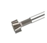 HSS T Slot End Mill 10 12 16 20 30 32mm Router Bit For Metal Milling T Slot Milling Cutter(D20xH8)