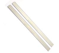 "HSS T1 Steel Planer Blades, 63 Rc Hardness, Premium Grade, ISO Certified, 25% Longer Run Time, Set of 2"