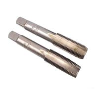 HSS Tap and Die Set for M14 x 1.25mm Metric Thread Right Hand, Includes 2 Taper Taps and 1 Die, Suitable for Thread Cutting and Metal Repair