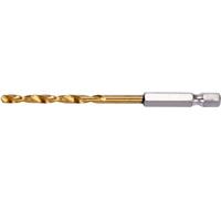HSS-TiN 4,0 mm HEX metal drill bits