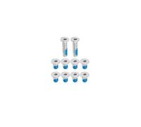 HSSDTECH 10 x floor housing screws for ASUS Zenbook A14 UX3407QA UX3407RA silver bottom case screws