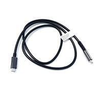 HSSDTECH 1m Dual USB Type-C Cable for Lenovo ThinkPad Thunderbolt 5 Dock 7500 40BA, Thunderbolt 3 Dock 40AV G0A1 40AC 40AN, Thunderbolt 4 Dock 40BE 40B0 40BA 40B1 Type-C Cable
