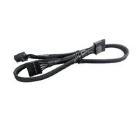 HSSDTECH 6pin to 2x SATA Power Supply Cable Replacement for EVGA SuperNOVA 750 850 1000 1300 G+, 550 650 750 GA, 650 750 G2, 550 650 G3, 650 750 G5, 750 850 P2, 450 B Power supply cable