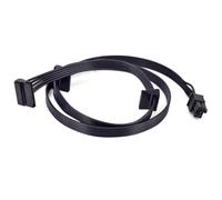HSSDTECH Corsair CX850M / CX750M / CX600M Modular Power Supply Cable - 6-Pin to 3X SATA Power Adapter Cable (70 cm)