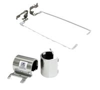 HSSDTECH LCD Screen Hinge Bracket Replacement Part for HP 15-BS 15-BW Series, 250 255 256 258 G6, TPN-C129 TPN-C130 AM204000500 AM204000600 925297-001 Left & Right LCD Screen Hinge Bracket