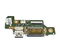 HSSDTECH Power Switch ON-FF Button Board Replacement for Lenovo Ideapad 330S-15IKB 81F5, 330S-15AST 81F9, 5C50R07374 Power Button USB Jack