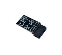 HSSDTECH TPM 2.0 Security Module LPC SPI 12Pin with Infineon SLB9670 for Gigabyte Motherboard Z590 D, Z590M, Z590 AORUS Ultra, Z590 UD AC, Z590 Vision G, Calculate Secure Bus Header Key