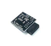 HSSDTECH TPM 2.0 SPI 12pin SLB9670 Security Module for MSI MS-4462 PRO B550, PRO B650, PRO B650M, PRO B650-A WiFi/VC WiFi/S WiFi/P WiFi intel 800 AMD X670 Series Mainboard Security Module