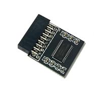 HSSDTECH TPM2.0 LPC 18pin SLB9665 Security Module for ASRock B450M Pro4, B450M-HDV R4.0, B450 Steel Legend, Fatal1ty B450 Gaming K4, X570 Extreme4 WiFi ax Mainboard Security Module