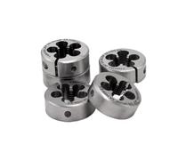 HSSE Adjustable Round Threading Die Set - 2pcs Inch Taper Pipe Thread Dies PT 1/16-28, 1/8-28, 1/4-19, 3/8-19, 1/2-14(RC1l16-28)