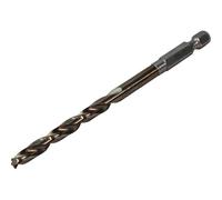 Faithfull Hsse M35 Cobalt Quick-Change Impact Drill Bit 6.0Mm Ol:109Mm Wl:57Mm