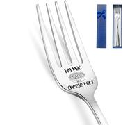 HSSPIRITZ My Mac and Cheese Fork Funny Engraved Stainless Steel Fork,Mac and Cheese Lovers Foodie Gifts,Best for Men Women Friend Kids Housewarming Birthday Thanksgiving Christmas Valentines Gifts