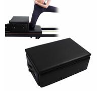 HSSTYLE Pilates Sitting Box for Pilates Reformer by Box Pilates Reformer for Home Gym Professional Studio Use for Pilates Exercises,Black