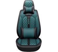 HSTBLEOO Car Seat Covers Universal Full Set Accessories For Ford All Models Focus Fiesta Ranger Kuga Mondeo Fusion Explorer S-Max(Green Luxury)
