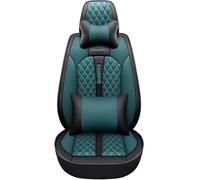 HSTBLEOO Car Seat Covers Universal Full Set Accessories For Nissan Pulsar Qashqai J10 J11 2011 2017 2018 Rogue Teana J31 J32 Terrano(Green Luxury)