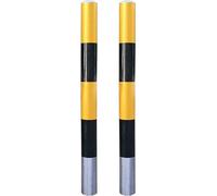 HSTBLEOO Parking Barriers Driveways Bollards Safety Barrier Post, with Reflective Road Column No Parking(Yellowandblack,8.9 * 120CM)