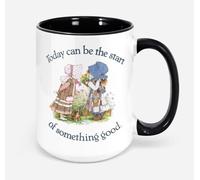 HSTDUNYE Holly Hobbie Mug 4lyscd Gift For Family Members And Friends On Birthday Christmas (black #1)