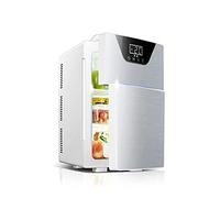 HSTFR Portable Car Freezer Mini Refrigerator 20L - Small Refrigerator for Car and Home with Touch Display Double Door 12V Car Fridge Cooler Warmer