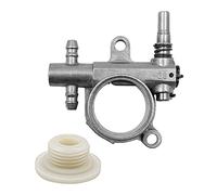 Hsthe Sea 1 Set 2500/3800 Chainsaw Oil Pump Chainsaw Spare Partswith Worm Drive Gear fits Chain Saw 25CC/38CC